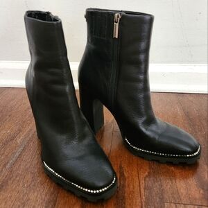 Karl Lagerfeld Black Heeled Boots